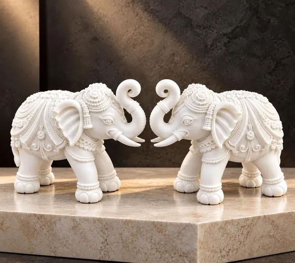 Elephant_Showpiece_For_Home_Decor_Set_Of_2_Handcrafted_Premium_Resin_Elephant_Statue_Trunk_Up_For_Good_Luck_Decorative_Elephant_Showpiece_For_Office_Desk_Living_Room_Table_Gift_13_9_Cm