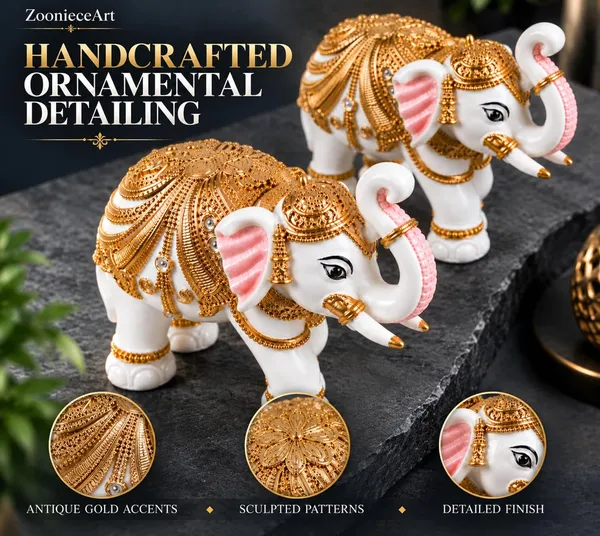 Elephant_Showpiece_For_Home_Decor_Set_Of_2_Handcrafted_Premium_Resin_Elephant_Statue_Trunk_Up_For_Good_Luck_Decorative_Showpiece_For_Office_Desk_Living_Room_Table_Gift_White_Gold_13_9_6_Cm
