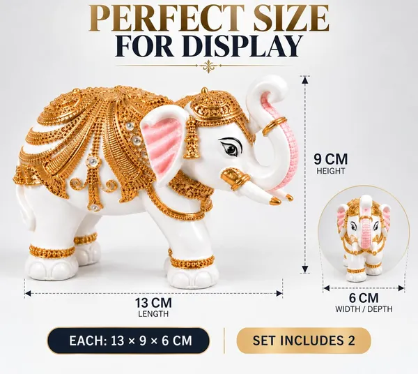 Elephant_Showpiece_For_Home_Decor_Set_Of_2_Handcrafted_Premium_Resin_Elephant_Statue_Trunk_Up_For_Good_Luck_Decorative_Showpiece_For_Office_Desk_Living_Room_Table_Gift_White_Gold_13_9_6_Cm