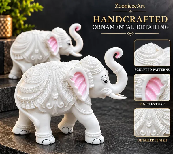 Elephant_Showpiece_For_Home_Decor_Set_Of_2_Handcrafted_Premium_Resin_Elephant_Statue_Trunk_Up_For_Good_Luck_Decorative_Showpiece_For_Office_Desk_Living_Room_Table_Gift_White_Pink_13_9_Cm