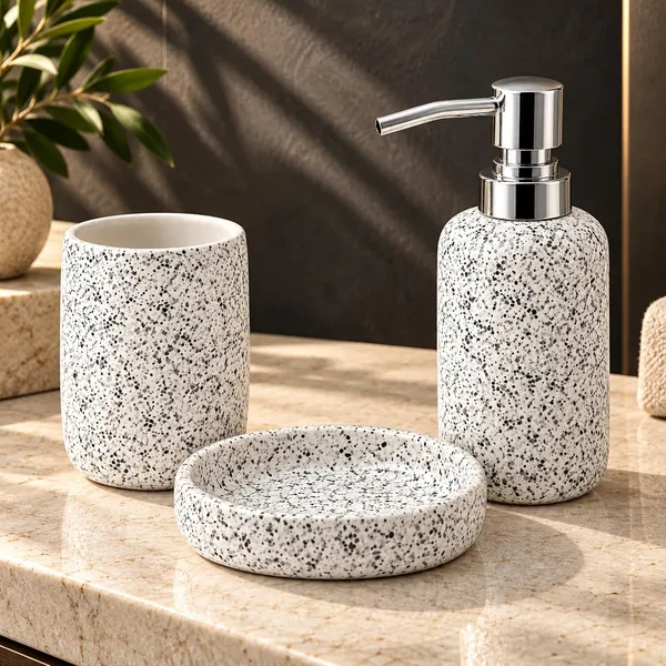 Grey_Ceramic_Glossy_Glazed_Finish_Soap_Dispenser_&_Toothbrush_Holder_&_Soap_Dish_For_Bathroom