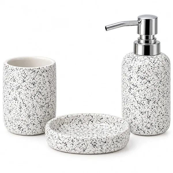 Grey_Ceramic_Glossy_Glazed_Finish_Soap_Dispenser_&_Toothbrush_Holder_&_Soap_Dish_For_Bathroom