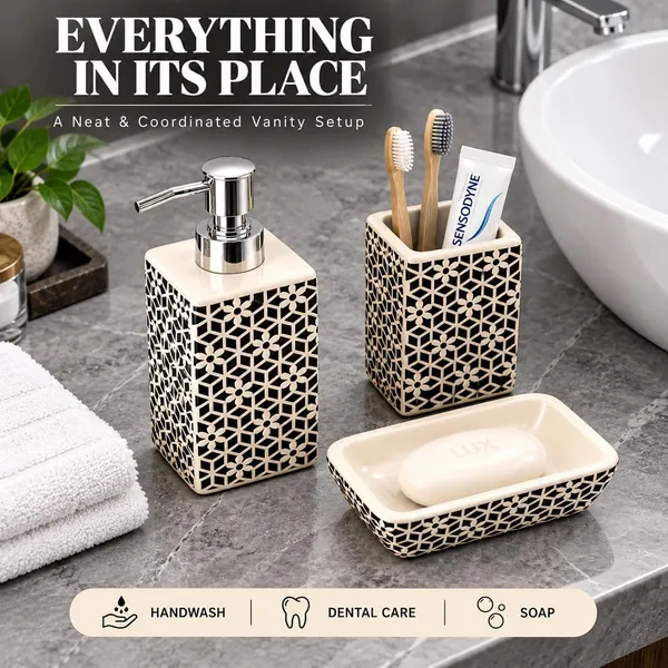 Multicolor_Ceramic_Glossy_Glazed_Finish_Soap_Dispenser_&_Toothbrush_Holder_&_Soap_Dish_For_Bathroom
