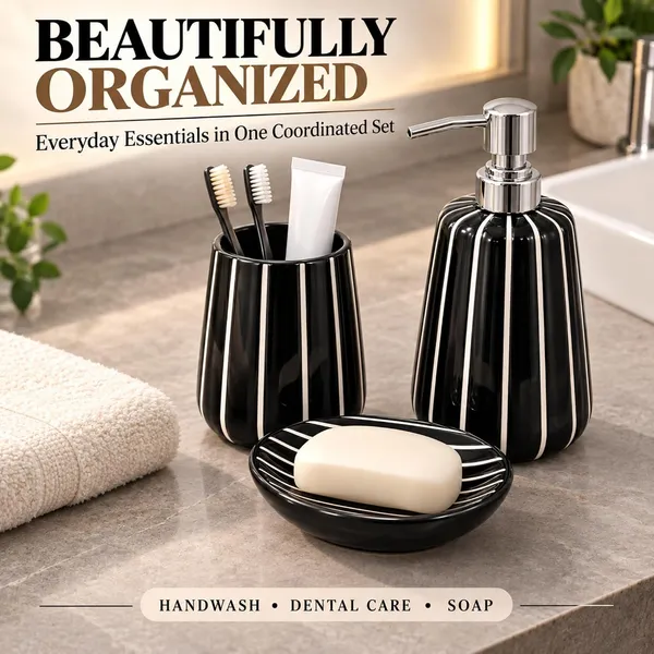 Multicolor_Ceramic_Glossy_Glazed_Finish_Soap_Dispenser_&_Toothbrush_Holder_&_Soap_Dish_For_Bathroom