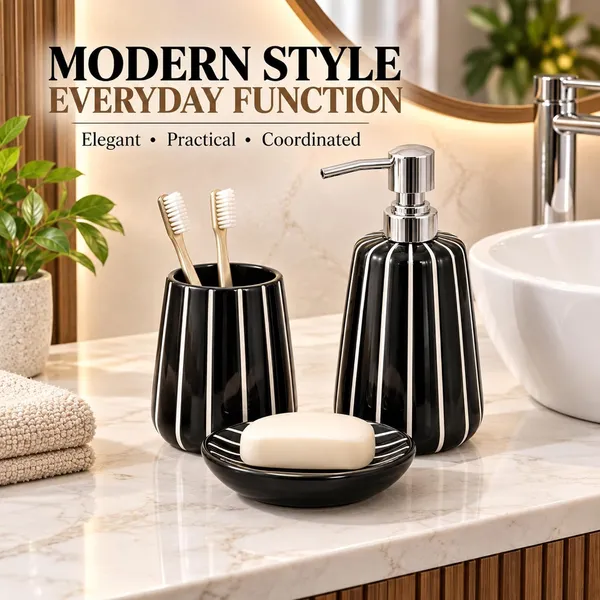 Multicolor_Ceramic_Glossy_Glazed_Finish_Soap_Dispenser_&_Toothbrush_Holder_&_Soap_Dish_For_Bathroom