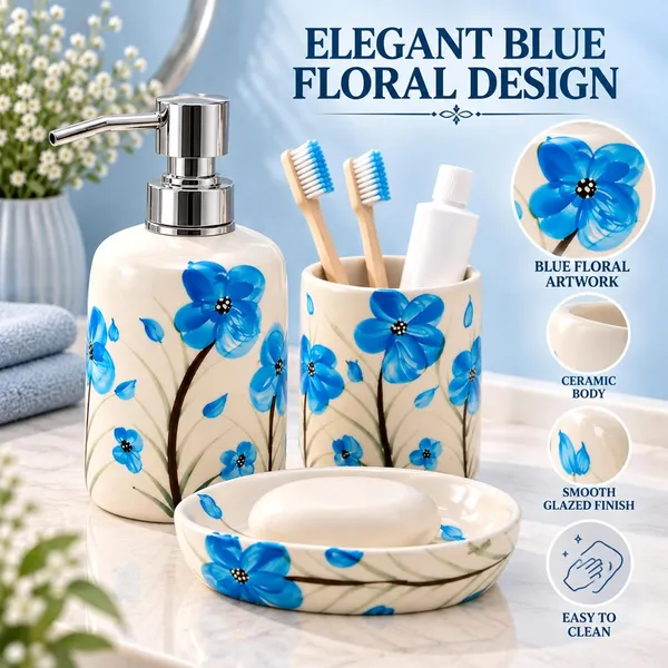 Multicolor_Ceramic_Glossy_Glazed_Finish_Soap_Dispenser_&_Toothbrush_Holder_&_Soap_Dish_For_Bathroom