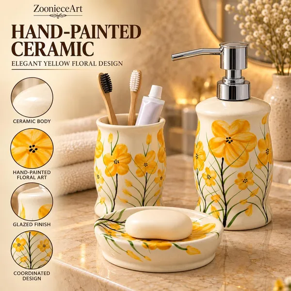 Multicolor_Ceramic_Glossy_Glazed_Finish_Soap_Dispenser_&_Toothbrush_Holder_&_Soap_Dish_For_Bathroom