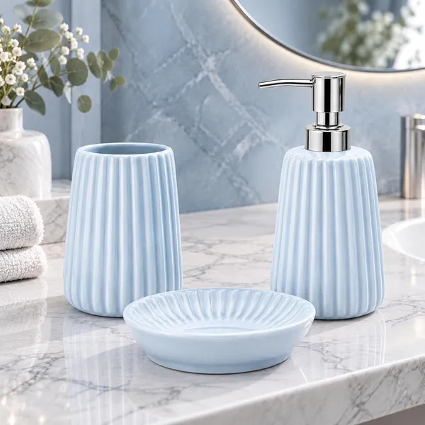 Blue_Ceramic_Glossy_Glazed_Finish_Soap_Dispenser_&_Toothbrush_Holder_&_Soap_Dish_For_Bathroom