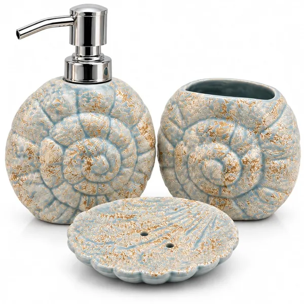 Grey_Ceramic_Glossy_Glazed_Finish_Soap_Dispenser_&_Toothbrush_Holder_&_Soap_Dish_For_Bathroom