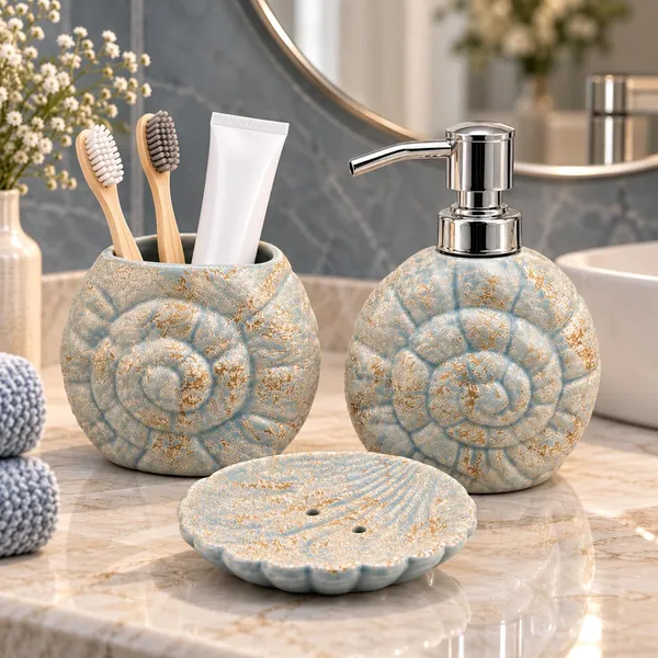 Grey_Ceramic_Glossy_Glazed_Finish_Soap_Dispenser_&_Toothbrush_Holder_&_Soap_Dish_For_Bathroom