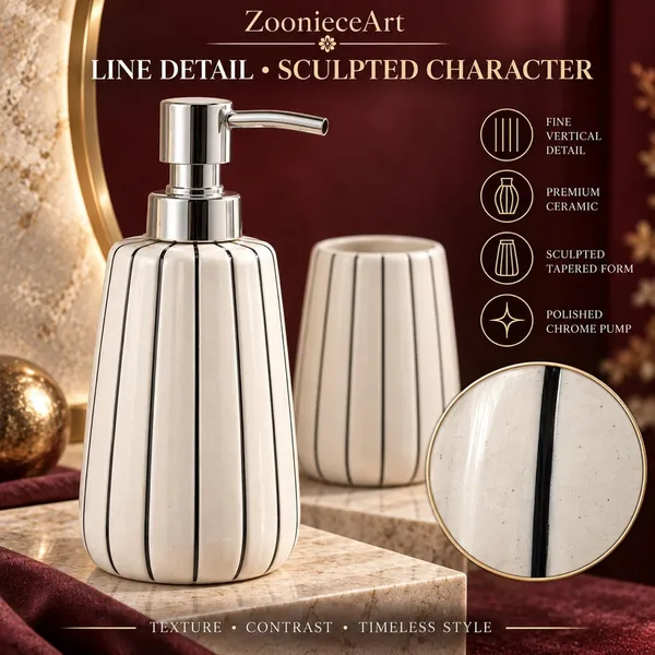 Multicolor_Ceramic_Glossy_Glazed_Finish_Soap_Dispenser_With_Pump_&_Toothbrush_Holder_For_Bathroom