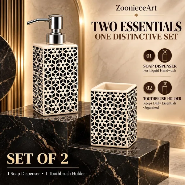 Multicolor_Ceramic_Glossy_Glazed_Finish_Soap_Dispenser_With_Pump_&_Toothbrush_Holder_For_Bathroom