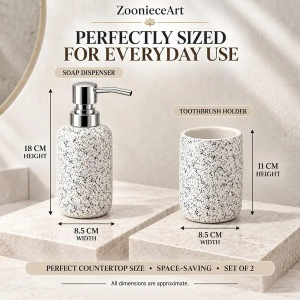 Multicolor_Ceramic_Glossy_Glazed_Finish_Soap_Dispenser_With_Pump_&_Toothbrush_Holder_For_Bathroom