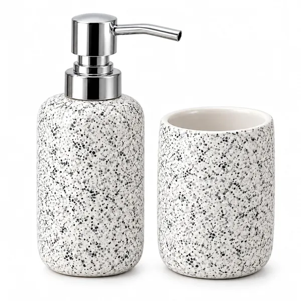 Multicolor_Ceramic_Glossy_Glazed_Finish_Soap_Dispenser_With_Pump_&_Toothbrush_Holder_For_Bathroom