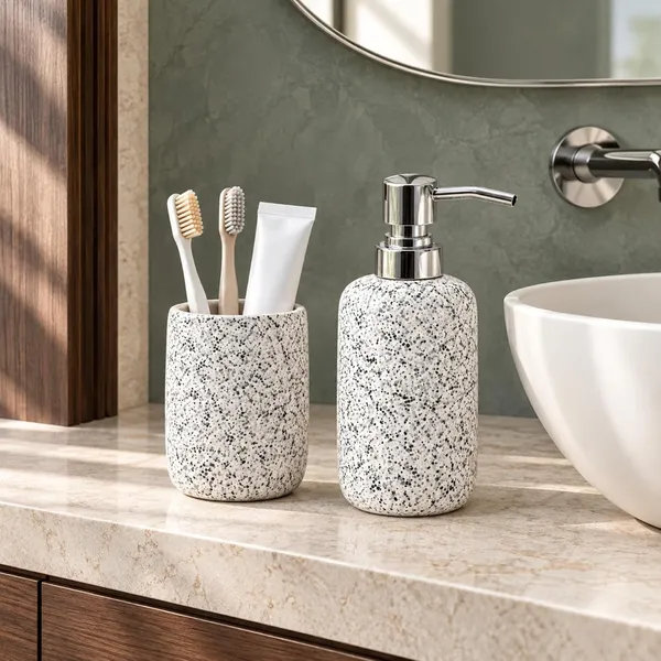 Multicolor_Ceramic_Glossy_Glazed_Finish_Soap_Dispenser_With_Pump_&_Toothbrush_Holder_For_Bathroom