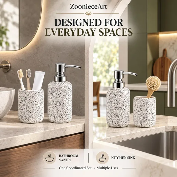 Multicolor_Ceramic_Glossy_Glazed_Finish_Soap_Dispenser_With_Pump_&_Toothbrush_Holder_For_Bathroom