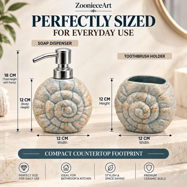Multicolor_Ceramic_Glossy_Glazed_Finish_Soap_Dispenser_With_Pump_&_Toothbrush_Holder_For_Bathroom