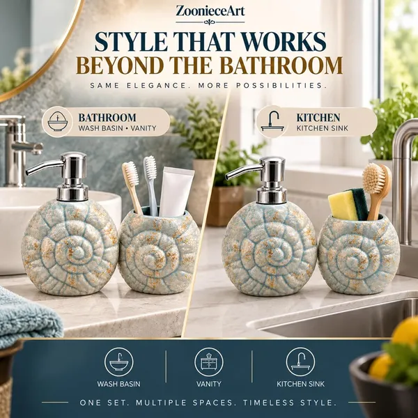 Multicolor_Ceramic_Glossy_Glazed_Finish_Soap_Dispenser_With_Pump_&_Toothbrush_Holder_For_Bathroom
