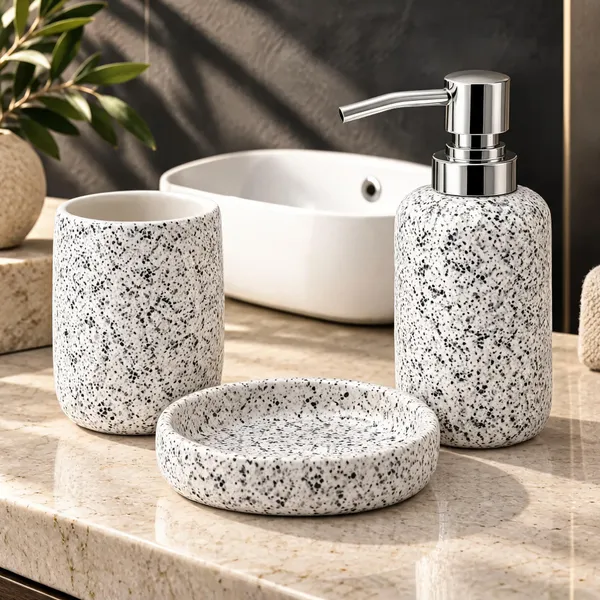 Grey_Ceramic_Glossy_Glazed_Finish_Soap_Dispenser_&_Toothbrush_Holder_&_Soap_Dish_For_Bathroom