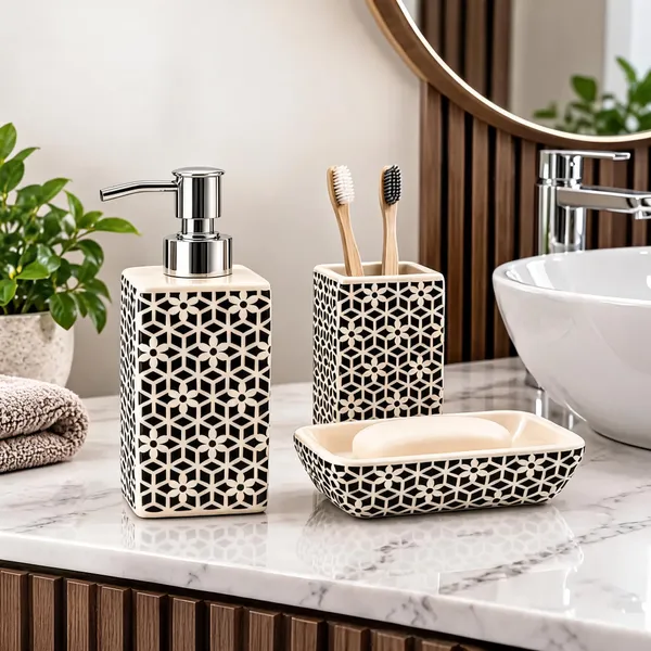 Multicolor_Ceramic_Glossy_Glazed_Finish_Soap_Dispenser_&_Toothbrush_Holder_&_Soap_Dish_For_Bathroom