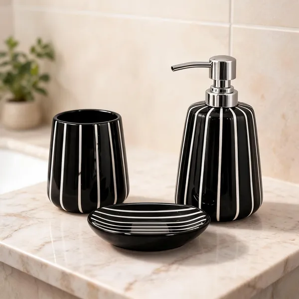 Multicolor_Ceramic_Glossy_Glazed_Finish_Soap_Dispenser_&_Toothbrush_Holder_&_Soap_Dish_For_Bathroom
