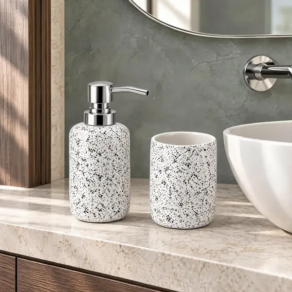 Multicolor_Ceramic_Glossy_Glazed_Finish_Soap_Dispenser_With_Pump_&_Toothbrush_Holder_For_Bathroom