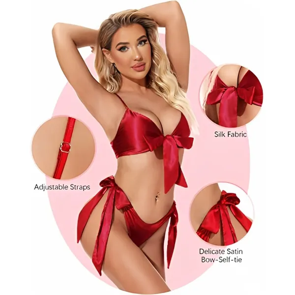Red_Satin_Bow_Detail_Bikini_Set_for_Women