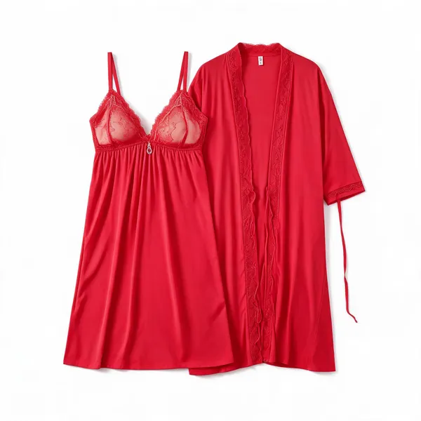 Red_Malai_Two_Piece_Nightwear_Set_For_Women