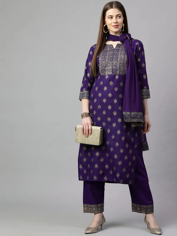 Purple_Printed_Straight_Kurta_Set_for_Women