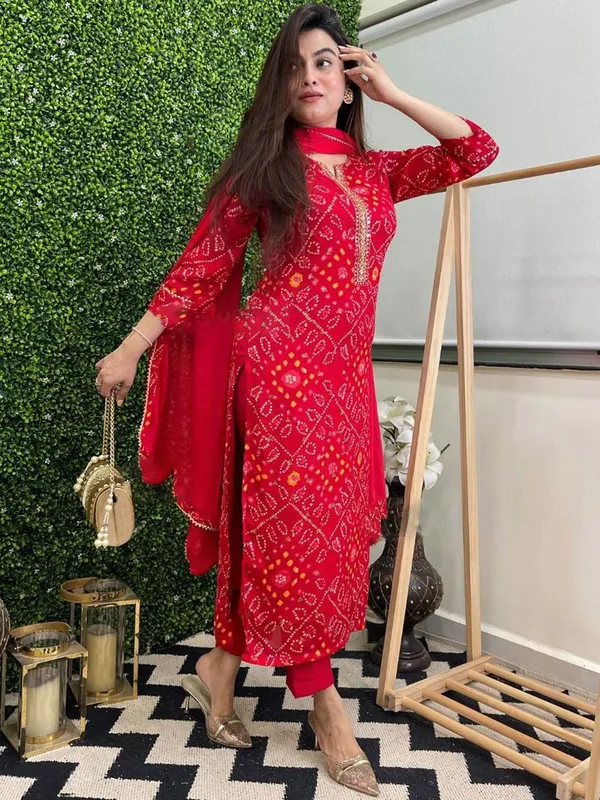 Red_Printed_Straight_Kurta_Set_for_Women