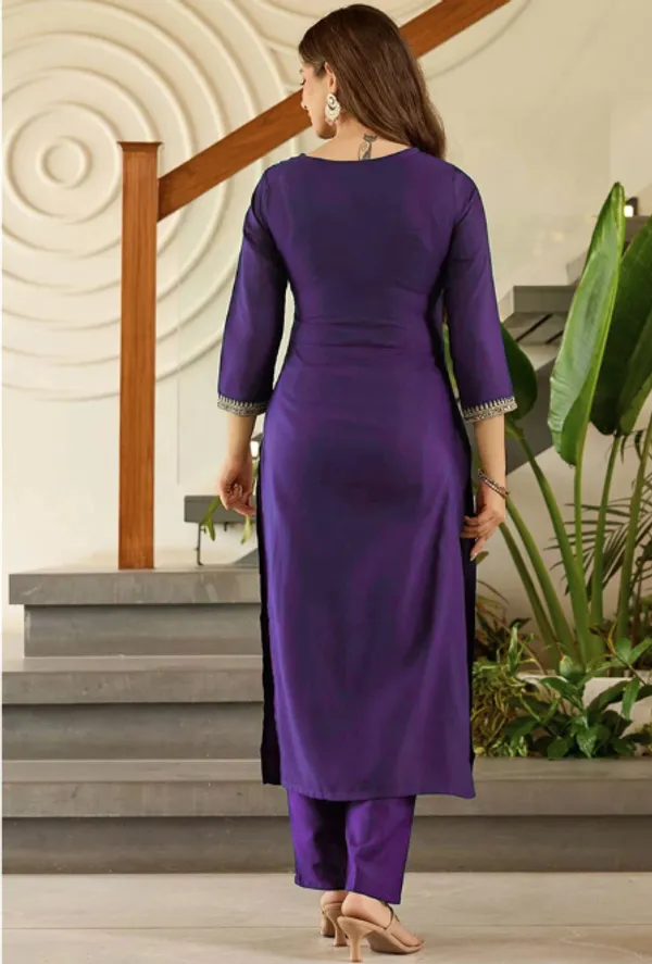 Purple_Embroidered_Straight_Kurta_Set_for_Women
