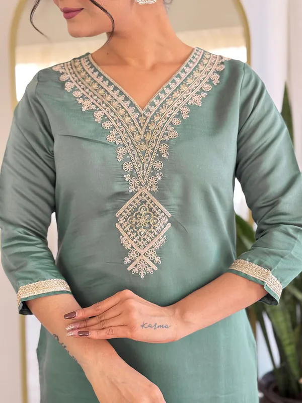 Sage_Green_Embroidered_Straight_Kurta_Set_for_Women