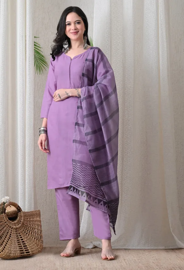 Lavender_Straight_Kurta_Set_For_Women