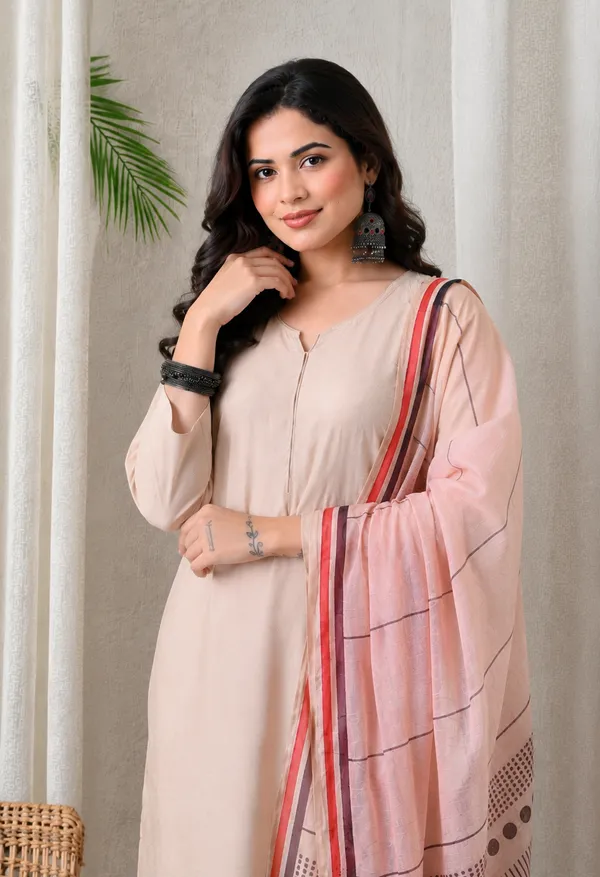 Peach_Straight_Kurta_Set_for_Women