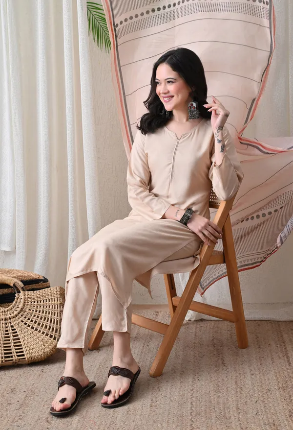 Peach_Straight_Kurta_Set_for_Women