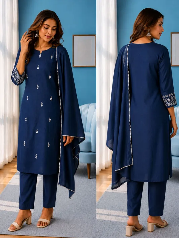 Navy_Blue_Embroidered_Straight_Kurta_Set_for_Women