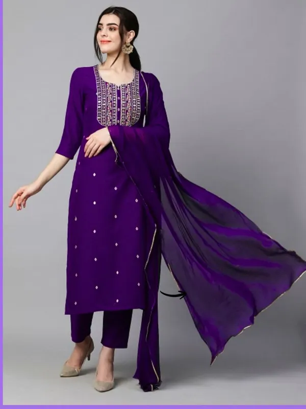 Purple_Straight_Kurta_Set_for_Women