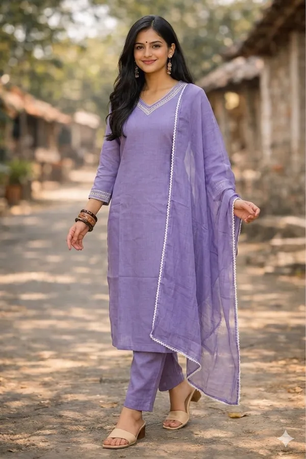 Lavender_Embroidered_Straight_Kurta_Set_for_Women