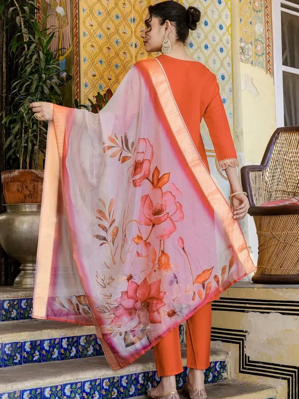 Orange_Embroidered_Straight_Kurta_Set_for_Women