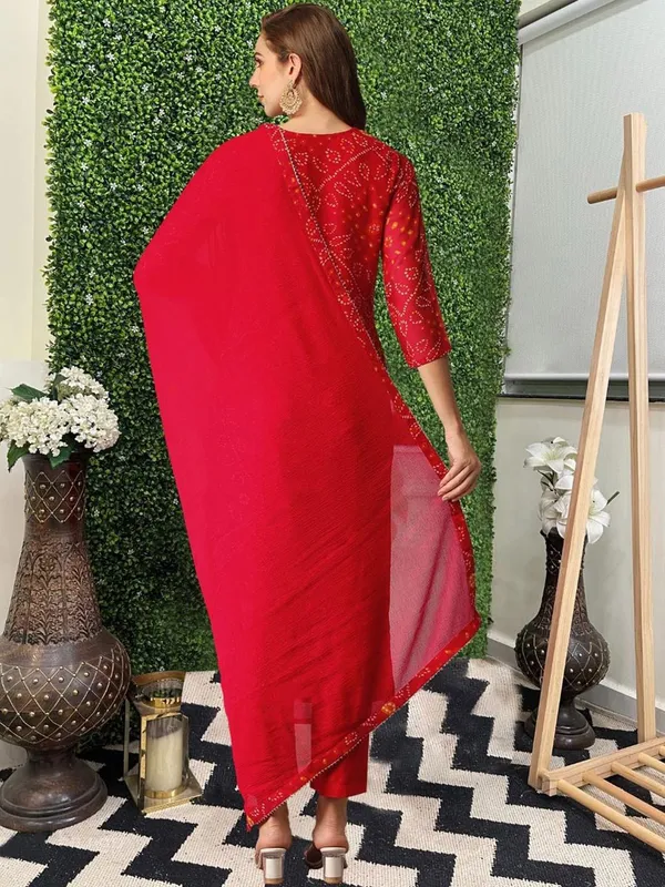 Red_Printed_Straight_Kurta_Set_for_Women