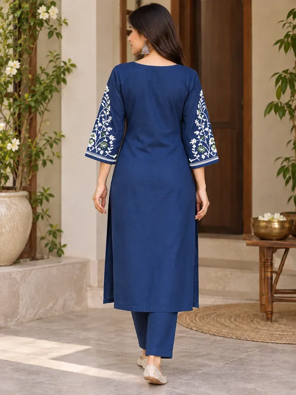 Blue_Straight_Kurta_Set_for_Women