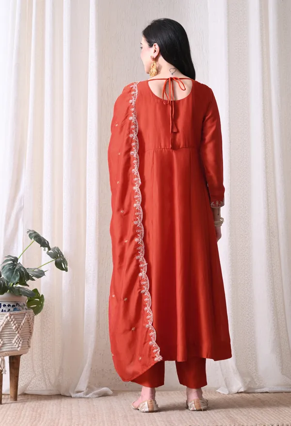 Red_Embroidered_Anarkali_Kurta_Set_For_Women