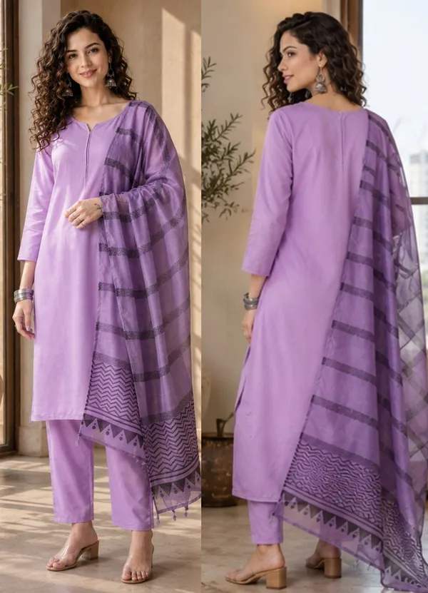 Lavender_Straight_Kurta_Set_For_Women