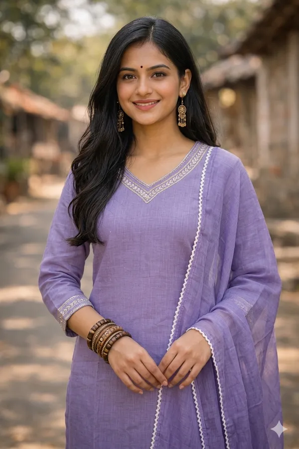 Lavender_Embroidered_Straight_Kurta_Set_for_Women