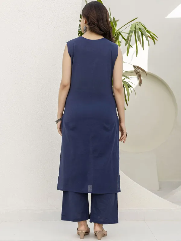 Navy_Blue_Printed_Kurta_Set_for_Women