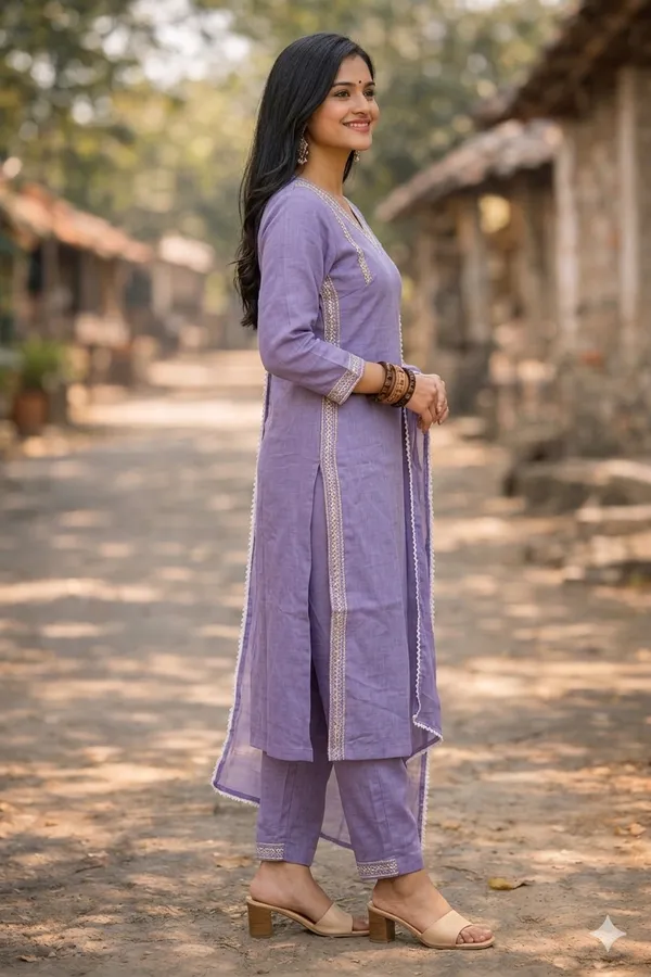 Lavender_Embroidered_Straight_Kurta_Set_for_Women