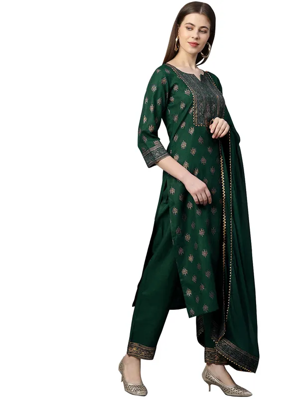 Green_Printed_Straight_Kurta_Set_for_Women