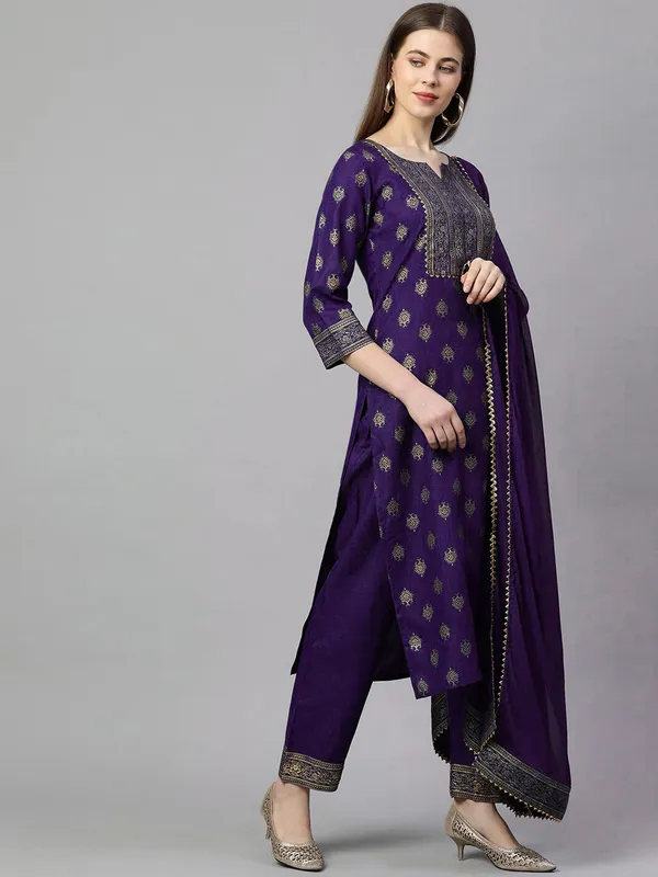 Purple_Printed_Straight_Kurta_Set_for_Women