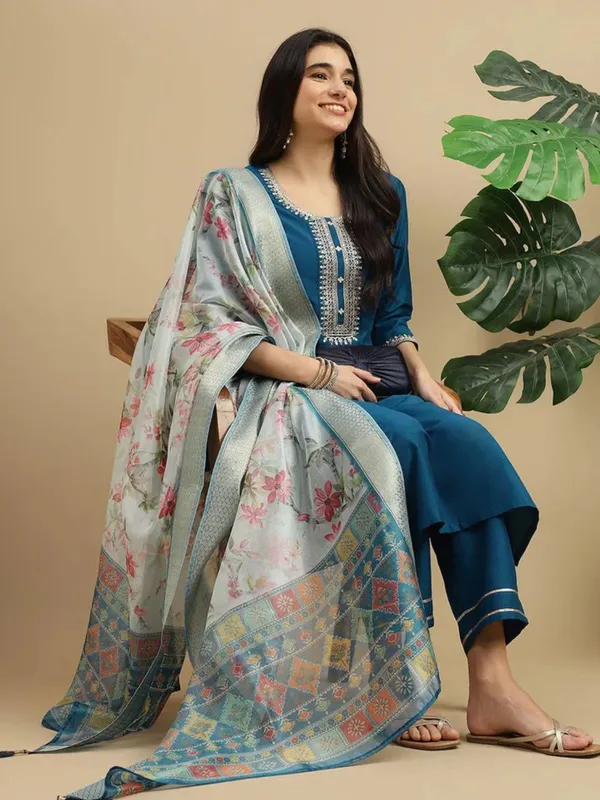 Blue_Straight_Kurta_Set_for_Women