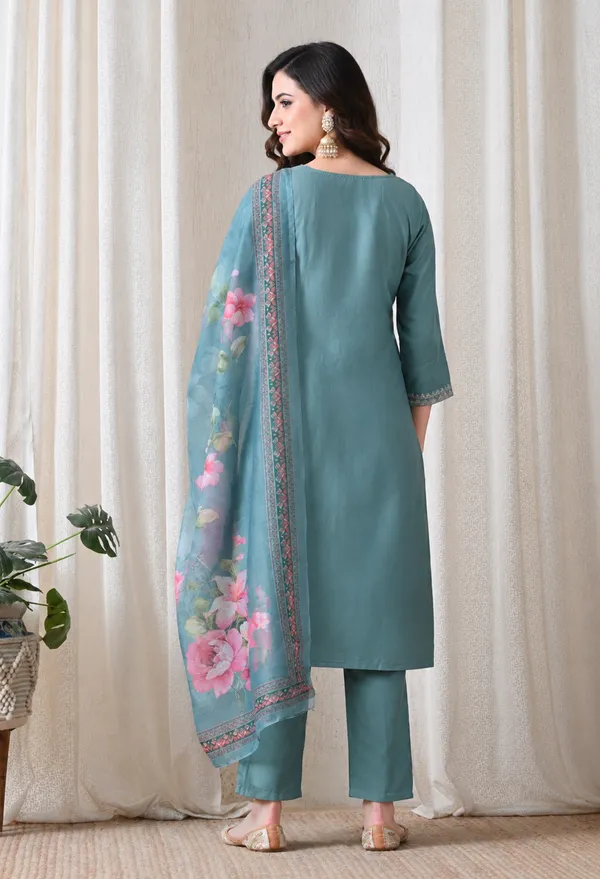 Teal_Embroidered_Straight_Kurta_Set_for_Women